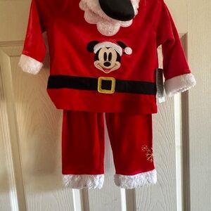 Mr. Santa Red Santa Mickey Mouse Set